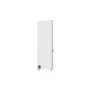 LG 2.03M 375L Jääkaappipakastin (Valkoinen) | Energialuokka D, Door Cooling+™ ja Smart Diagnosis™ Wi-Fi-yhteydellä, LG-jääkaappipakastin (GBBS726CPY) integroituna tummanruskeaan kaapistoon; vasemmalla on ikkuna ja sohva; oikealla tiskiallas, GBBS524DSW, thumbnail 14