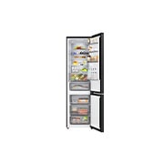LG 2.03M 375L Jääkaappipakastin (Musta teräs) | Energialuokka D, Door Cooling+™ ja Smart Diagnosis™ Wi-Fi-yhteydellä, LG-yhdistelmäjääkaappi/pakastin, energialuokituksen D, Essence Black Steel terästä Nature Fresh -teknologialla. Tilavuus 375 litraa., GBBS524DEV, thumbnail 4