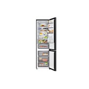 LG 2.03M 375L Jääkaappipakastin (Musta teräs) | Energialuokka D, Door Cooling+™ ja Smart Diagnosis™ Wi-Fi-yhteydellä, LG-yhdistelmäjääkaappi/pakastin, energialuokituksen D, Essence Black Steel terästä Nature Fresh -teknologialla. Tilavuus 375 litraa., GBBS524DEV, thumbnail 5
