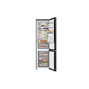 LG 2.03M 375L Jääkaappipakastin (Musta teräs) | Energialuokka D, Door Cooling+™ ja Smart Diagnosis™ Wi-Fi-yhteydellä, LG-yhdistelmäjääkaappi/pakastin, energialuokituksen D, Essence Black Steel terästä Nature Fresh -teknologialla. Tilavuus 375 litraa., GBBS524DEV, thumbnail 8