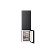 LG 2.03M 375L Jääkaappipakastin (Musta teräs) | Energialuokka D, Door Cooling+™ ja Smart Diagnosis™ Wi-Fi-yhteydellä, LG-yhdistelmäjääkaappi/pakastin, energialuokituksen D, Essence Black Steel terästä Nature Fresh -teknologialla. Tilavuus 375 litraa., GBBS524DEV, thumbnail 12