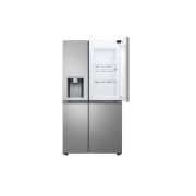 LG 628L Side by Side (Hopea) | Energialuokka D, Vesi/jää vesijohtoliitännällä, Smart Diagnosis™ ja Wi-Fi, LG GSJE81PYBD Side-by-Side-kaappi (628 L), Silver - Energialuokka D, Jääpala- ja vesiautomaatti, UVnano™, DoorCooling+™ ja Smart Inverter Compressor™ | LG Suomi, GSJE81PYBD, thumbnail 7