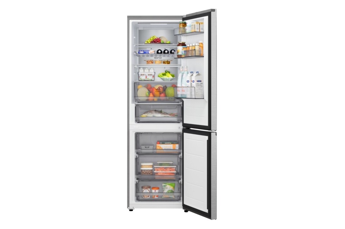 LG 1,86M 333 litran jääkaappipakastin (Metal Sorbet) - energialuokka A, Door Cooling+™ ja Smart Diagnosis™ Wi-Fi-yhteydellä, LG-yhdistelmäjääkaappi/pakastin, energialuokituksen A, Metal Sorbet terästä Nature Fresh -teknologialla. Tilavuus 333 litraa., GBBS514AMB, thumbnail 7