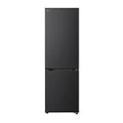 LG 2.03M 375L Jääkaappipakastimet (Essence Black) - Energialuokka A, Nature Fresh, Door Cooling+™ ja Smart Diagnosis™ Wi-Fi, LG-yhdistelmäjääkaappi/pakastin, energialuokituksen A, Essence Black Steel terästä Nature Fresh -teknologialla. Tilavuus 333 litraa., GBBS312AEV, thumbnail 1