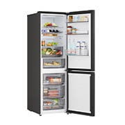 LG 2.03M 375L Jääkaappipakastimet (Essence Black) - Energialuokka A, Nature Fresh, Door Cooling+™ ja Smart Diagnosis™ Wi-Fi, LG-yhdistelmäjääkaappi/pakastin, energialuokituksen A, Essence Black Steel terästä Nature Fresh -teknologialla. Tilavuus 333 litraa., GBBS312AEV, thumbnail 11