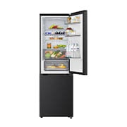 LG 2.03M 375L Jääkaappipakastimet (Essence Black) - Energialuokka A, Nature Fresh, Door Cooling+™ ja Smart Diagnosis™ Wi-Fi, LG-yhdistelmäjääkaappi/pakastin, energialuokituksen A, Essence Black Steel terästä Nature Fresh -teknologialla. Tilavuus 333 litraa., GBBS312AEV, thumbnail 5
