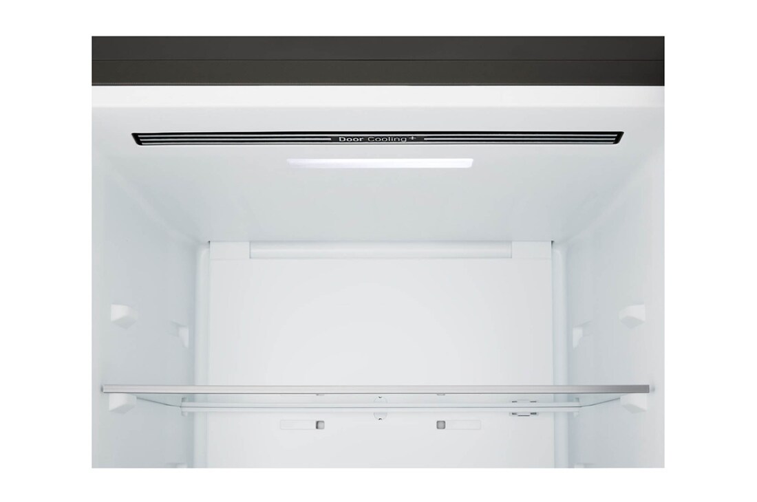 LG 2.03M 375L Jääkaappipakastimet (Essence Black) - Energialuokka A, Nature Fresh, Door Cooling+™ ja Smart Diagnosis™ Wi-Fi, LG-yhdistelmäjääkaappi/pakastin, energialuokituksen A, Essence Black Steel terästä Nature Fresh -teknologialla. Tilavuus 333 litraa., GBBS312AEV, thumbnail 9