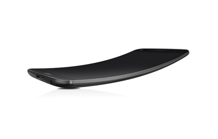 LG G Flex sopeutuu kasvojen ja silmien muotoon. Lisäksi se sopii täydellisesti käteen. Ympäröivässä maailmassa on paljon kaarevia muotoja, jotka ovat nyt löytäneet tiensä myös älypuhelimeen. LG G Flex tarjoaa sinun ympärillesi suunniteltuja elämyksiä., LG G Flex D955, thumbnail 7