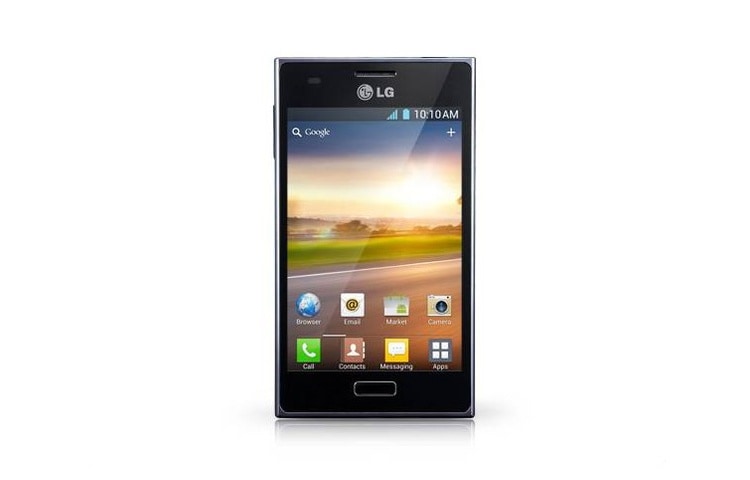 LG 4'' HVGA-näyttö, Android 4.0, 5.0MP kamera, Optimus L5 E610