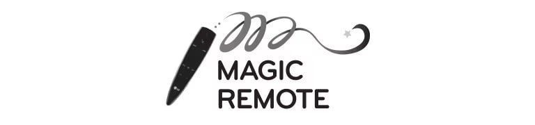 Logo, jossa näkyy kirjoittava kynä ja sanat Magic Remote.