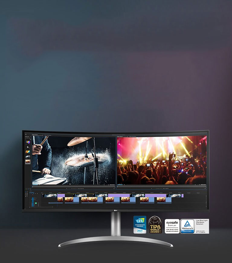 Kaareva LG UltraWide™ -näyttö: Näe enemmän, parempi lopputulos