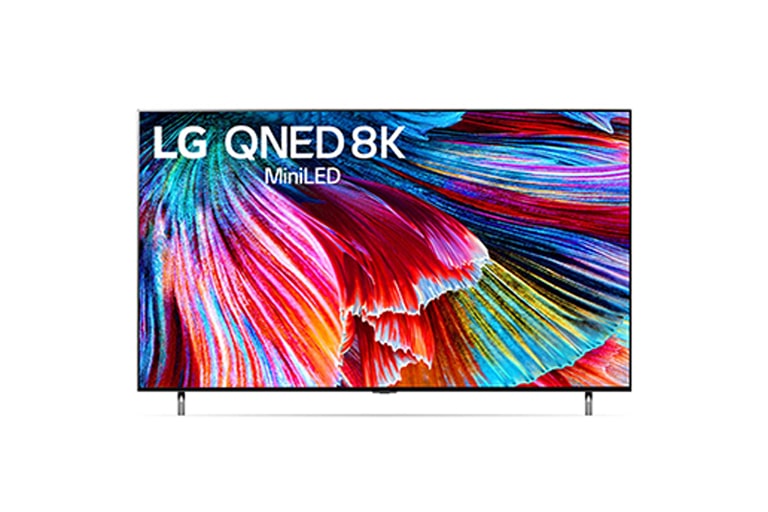 QNED 8K -TV:n tuotekuva.