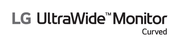 Logo LG UltraWide Monitor Curved.