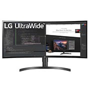 LG 34″:n Curved UltraWide™ QHD (3 440 × 1 440) IPS -näyttö, 34WN80C-B, thumbnail 1