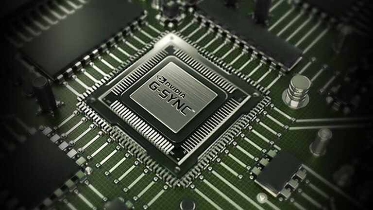 NVIDIA G-SYNC -prosessorikuva.
