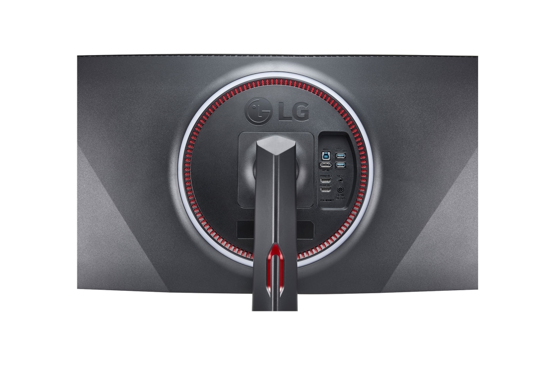 LG 37’5” 21:9 UltraGear™ Nano IPS 1ms (GtG) Curved Gaming Monitor, Lähikuva takaa: Sphere Lighting 2.0 -valaistus, 38GN950-B, thumbnail 8