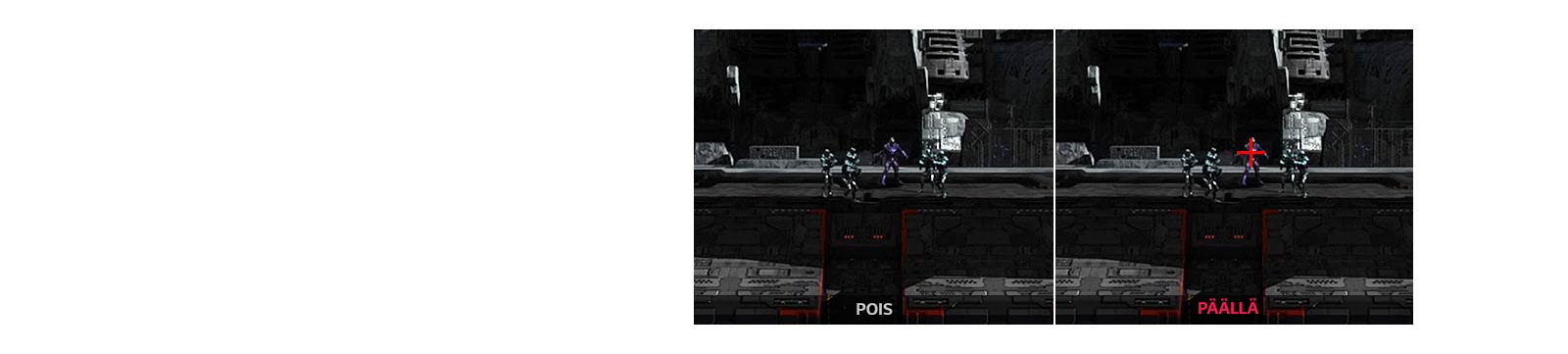 simulaatio Crosshair-tähtäinominaisuudesta