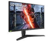 LG 27” UltraGear FHD IPS 1 ms:n 240 Hz:n G-Sync-yhteensopiva, 3-sivuinen lähes reunukseton HDR10-pelinäyttö, 27GN750-B, thumbnail 4