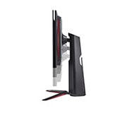 LG 27'' UHD 4K UltraGear™ Nano IPS 1 ms (GtG) -pelinäyttö VESA DSC:llä, sivunäkymä, jossa säädetään korkeutta ylemmäs, 27GN950-B, thumbnail 12