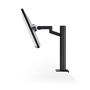 LG 27 tuuman UHD 4K Ergo IPS-näyttö USB Type-C™ -liitännällä, sivunäkymä alaspäin kallistetusta näytöstä, 27UN880-B, thumbnail 8