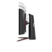 LG 34” UltraGear™ Nano IPS 1 ms -pelinäyttö, jossa on NVIDIA® G-SYNC® ULTIMATE, alaspäin liikkuva vertikaalinen sivunäkymä näytöstä, 34GP950G-B, thumbnail 10