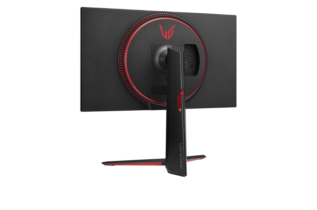 LG 27” UltraGear™ Nano IPS 1ms -pelinäyttö NVIDIA® G-SYNC® -yhteensopivuudella, takaperspektiivinäkymä, 27GP83B-B, thumbnail 7