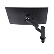 LG 31,5'':n QHD Ergo IPS -näyttö, jossa on USB Type-C™, takasivunäkymä näytön varsi ojennettuna oikealle, 32QP880-B, thumbnail 14