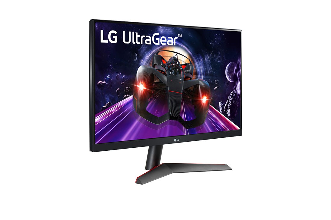 LG 23.8” UltraGear™ Full HD IPS 1ms (GtG) -pelinäyttö, perspektiivinäkymä, 24GN60R-B, thumbnail 4
