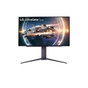 LG 27 tuuman UltraGear™ OLED-pelinäyttö QHD sekä 240 Hz:n virkistystaajuus ja 0,03 ms:n (GtG) vasteaika, kuva edestä, 27GR95QE-B, thumbnail 1