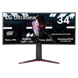 34" 21:9 UltraGear™ Nano IPS 1ms (GtG) Curved Gaming Monitor 2