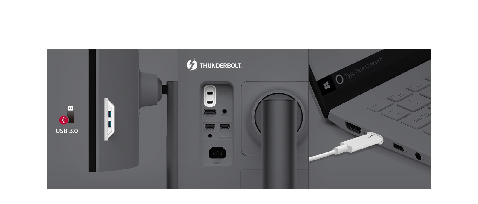 Thunderbolt™ 4- ja MultiPort-liitännät tarjoavat helpon hallinnan ja liitettävyyden
