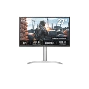 LG 27 tuuman UHD 4K (3 840 x 2 160) IPS-näyttö USB Type-C™ -liitännällä, 27UP550P-W, thumbnail 1