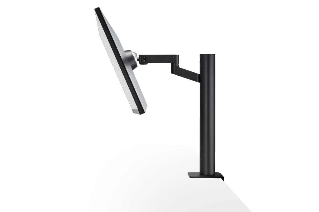 LG 27 tuuman UHD 4K Ergo IPS-näyttö USB Type-C™ -liitännällä, sivunäkymä alaspäin kallistetusta näytöstä, 27UN880P-B, thumbnail 8