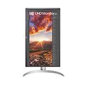 LG 31.5 tuuman UHD 4K (3 840 x 2 160) näyttö USB Type-C™ -liitännällä, näytön etunäkymä 90 asteen kääntymisestä muotokuvatilassa, 32UP55NP-W, thumbnail 10
