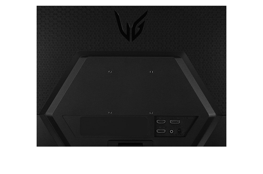 LG 24” UltraGear™ Full HD -pelinäyttö, lähikuva porteista, 24GQ50F-B, thumbnail 8