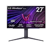 LG 27'' UltraGear™ OLED-pelimonitori | HDR400 True black, 240 Hz, 0,03 ms (GtG), kuva edestä, 27GS95QE-B, thumbnail 1