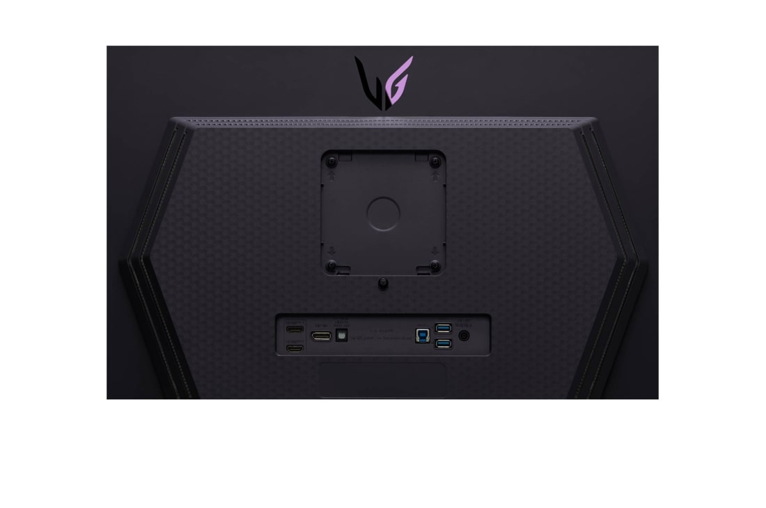 LG 27'' UltraGear™ OLED-pelimonitori | HDR400 True black, 240 Hz, 0,03 ms (GtG), lähikuva porteista, 27GS95QE-B, thumbnail 11