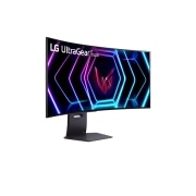 LG 39'' UltraGear™ OLED upouusi 800 R kaareva pelinäyttö | 21:9 Ultra-WQHD 240 Hz, 0,03 ms (GtG), DisplayHDR True Black 400, perspektiivinäkymä, 39GS95QE-B, thumbnail 4