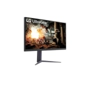 LG 32” UltraGear™ QHD IPS 180Hz -pelinäyttö | 1ms (GtG), DisplayHDR™ 400, perspektiivinäkymä, 32GS75Q-B, thumbnail 4