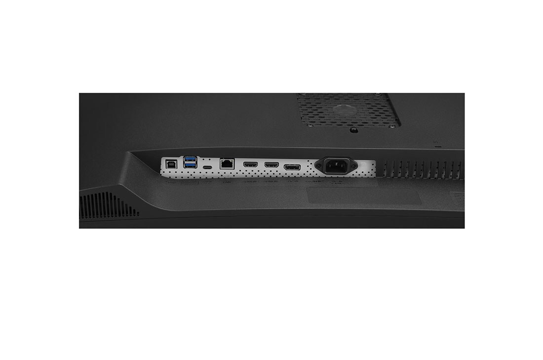 LG 34 tuuman UltraWide™ WQHD (3440x1440) IPS -näyttö, jossa USB Type-C™, lähikuva porteista, 34BQ77QB-B, thumbnail 8