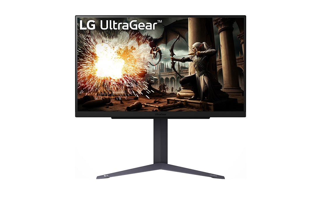 LG 27 tuuman QHD IPS 180Hz (O/C 200Hz) -pelinäyttö | 1ms (GtG), HDR10, kuva edestä, 27GS75Q-B, thumbnail 2