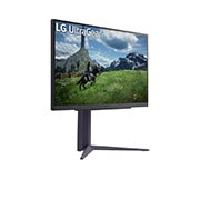 LG 27” UltraGear™ QHD Nano IPS 180Hz (O/C 200 Hz) -pelinäyttö | 1ms (GtG), DisplayHDR™ 400, perspektiivinäkymä, 27GS85Q-B, thumbnail 4