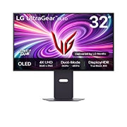 LG 32'' UltraGear™ Dual-Mode OLED pelinäyttö | 4K UHD, 0.03ms (GtG), DisplayHDR True Black 400, kuva edestä, 32GS95UV-B, thumbnail 1