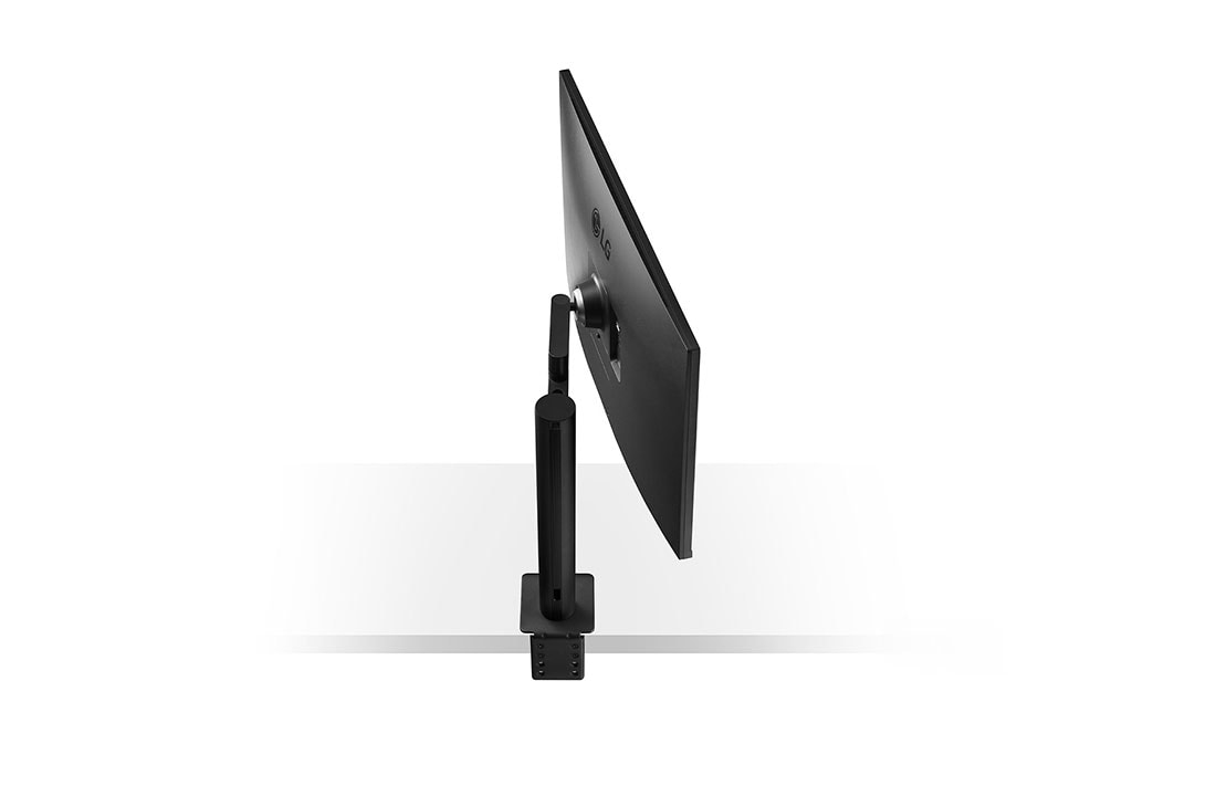 LG 31,5 tuuman UHD 4K Ergo IPS -näyttö, jossa USB-C, takaperspektiivi näytöstä, jota on kierretty +70 astetta, 32UN880K-B, thumbnail 12