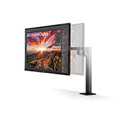 LG 31,5 tuuman UHD 4K Ergo IPS -näyttö, jossa USB-C, perspektiivinäkymä, 32UN880K-B, thumbnail 3