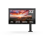 LG 31,5 tuuman UHD 4K Ergo IPS -näyttö, jossa USB-C, 32UN880K-B, thumbnail 1