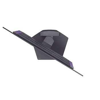 LG UltraGear™ 27 tuuman OLED 480Hz QHD -pelinäyttö | 0.03ms (GtG), DP 2.1, DisplayHDR True Black 400 , +30 asteen leikari näytön ylänäkymä, 27gx790a-b, thumbnail 12