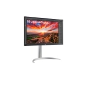 LG 27 ''UHD 4K IPS -näyttö VESA DisplayHDR ™ 400:lla, +15 asteen sivunäkymä, 27UP850K-W, thumbnail 3