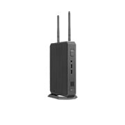 LG Kevyt asiakaspääte -pöytäkone, näkymä laitteesta pystyssä perspektiivissä, CQ601I-6P, thumbnail 7