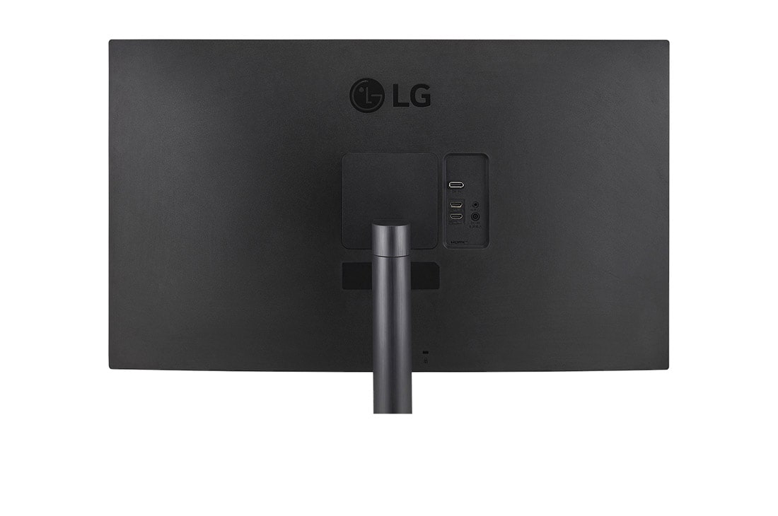LG 31,5'' UltraFine 4K HDR -näyttö, lähikuva porteista, 32UR500K-B, thumbnail 7